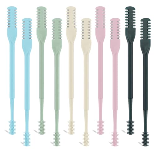 Arskivrov 10Pcs 2-in-1 Nose Hair Trimmer, Nasal Hair Cutter, Double Sided Nose Hair Cutter, Portable...