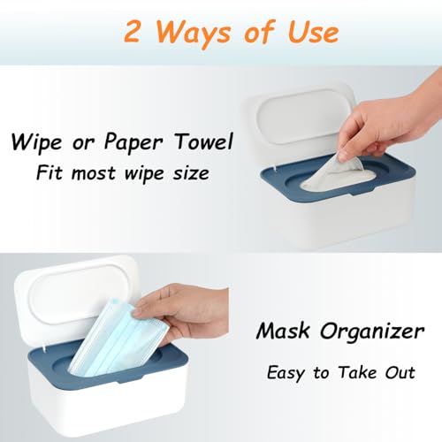 image for Wipes Dispenser, Wipe Holder for Baby & Adult, Seposeve Refillable Wip