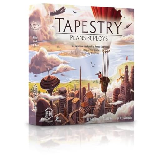 Stonemaier Games Tapestry: Plans & Ploys Expansion - Gioco da Tavolo di strategia per 1-5 Giocatori