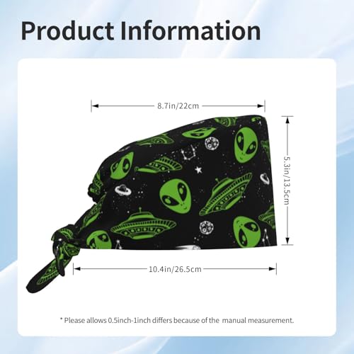 Image of Adjustable Working Cap Breathable Unisex Women Men Elastic Bandage Tie Back Hats Scrub Nursing Doctor Surgeon Cap