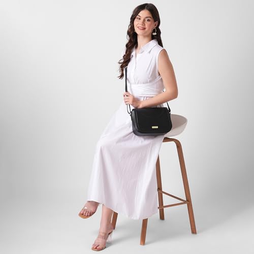 Image of Caprese Greta Medium Sling Bag for Women with Adjustable Strap & Magnetic Button Closure for Comfortable Wear | Versatile Handbag for Everyday Use, Travel, and Special Occasions