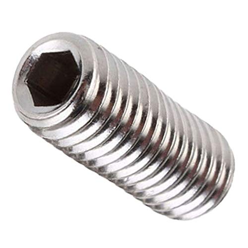 Yudesun M1.6 M2 M2.5 Acero Inoxidable Hexagonal Tornillos de Fijación - Rosca Métrica Llave Allen Clavos Prisioneros Tornillos Sin Cabeza