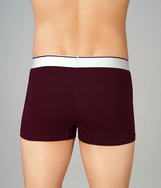 Image of TRENDMALLS Men's Birla Micromodal Regular Fit Solid Men Underwear Trunks with No Marks Waistband