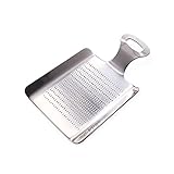 Ginger Grater, Newness Stainless Steel Shovel-shaped Food Grater for Ginger, Mini Ginger Grater for Garlic, Fruits and Root Vegetables