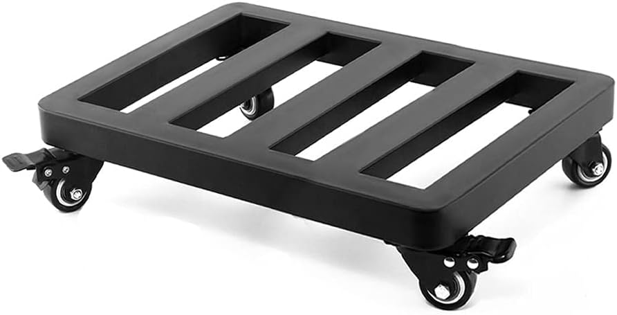 Plant Trolley Plant Pot Trolley,40x40cm Plant Pot Stand, Plant Caddy with Wheels Heavy Duty, Indoor Outdoor Hold up 330Lbs Potted, Indoor Outdoor Planter Trolley Casters Rolling Tray (Color