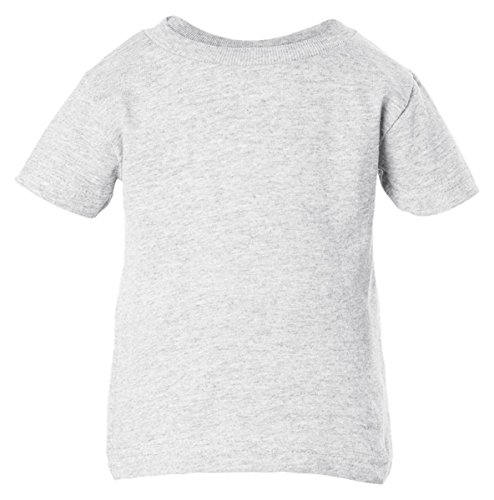 Rabbit Skins Baby 5.5 Oz. Short-Sleeve Jersey T-Shirt (3401)- Heather,18 Months