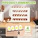 Egg Holder For Fridge - 4 Tier Sliding Refrigerator Egg Organizer, Automatic Rolling Dispenser, Space-Saving Side Door Storage Rack, Generous Design Accommodates Up To 30 Eggs, Pure