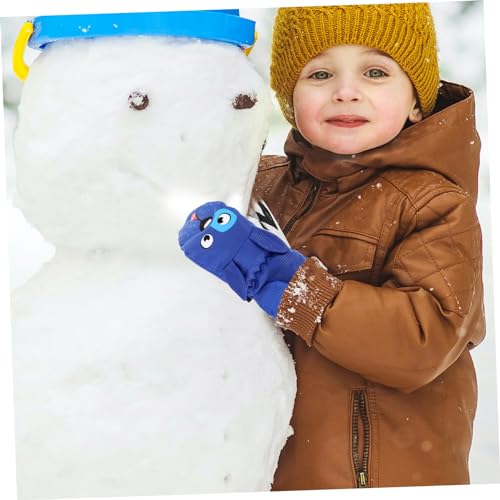 GANAZONO 1 Par De Luvas De Esqui Luvas De Neve Para Crianças Luvas De Neve Para Crianças Luvas De Es