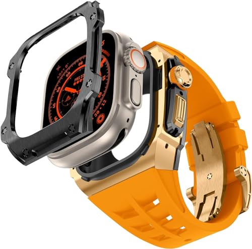 Kit Modification Ultra 49mm Boîtier Acier Inoxydable et Bracelet Caoutchouc - 2