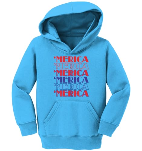 Tcombo Merica Repeating - USA America Toddler/Youth Fleece Hoodie2