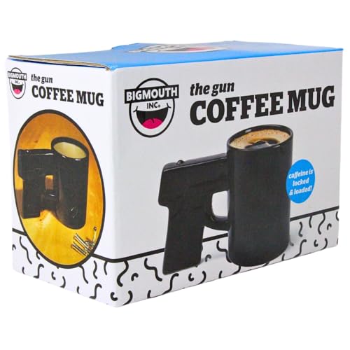 Taza de cerámica con diseño de pistola 414 ml miniatura 3