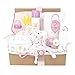 Baby King, MabyBox de Mababy,Set regalo bebé que incluye manta, sonajero, chupetes, biberón termo y mucho más… (Princesa)