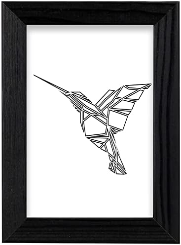 Ramka na zdjęcia Postergaleria | 18x24 | Czarna | Drewno | Szkło akrylowe | 8 kolorów | 10 rozmiarów | Ramka na plakaty | Ramka na zdjęcia