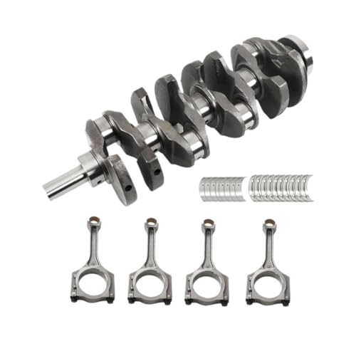 Juego de rodamientos de biela del cigüeñal del motor para motores 2.4L L4 G4KJ compatibles con Tucson Sonata Santa Fe Sport 2010-2020(Full)