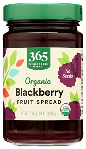 365 By Whole Foods Market, Fruit Spread Blackberry Organic, 17 Ounce #TOP5