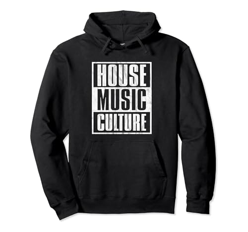 House Music Culture - EDM DJ Retro Sudadera con Capucha