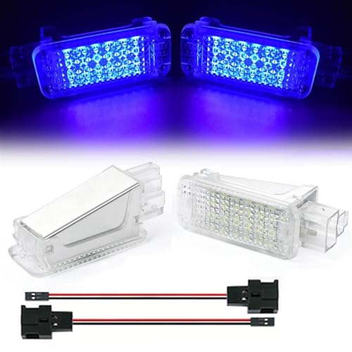 HMYHBD 2Pcs Footwell Light Luggage Compartment Glove Box Lamps, for Golf, for Polo, for Passat, for Tiguan, for Jetta, for, UP T5 T6, for Touareg, for Scirocco car Interior footwel