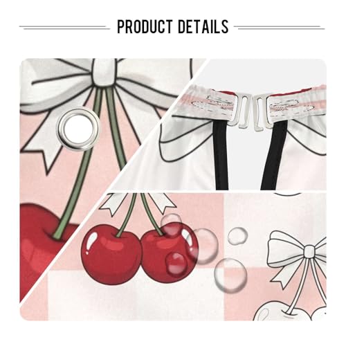 Capa para Corte de Cabello CEBUGI Roja Blanca Ajustable Profesional miniatura 4