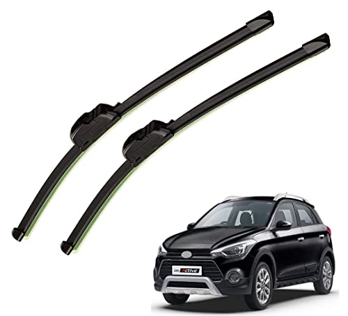 Image of Auto Hub Car Wiper Blades Compatible for Hyundai i20 Active - Set of 2 Pcs (D-24,P-16)