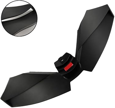 Motorcycle Fairing Wing - Motorcycle Front Spoiler Winglets for MT-09 for MT-09 SP 2024–2025, Black
