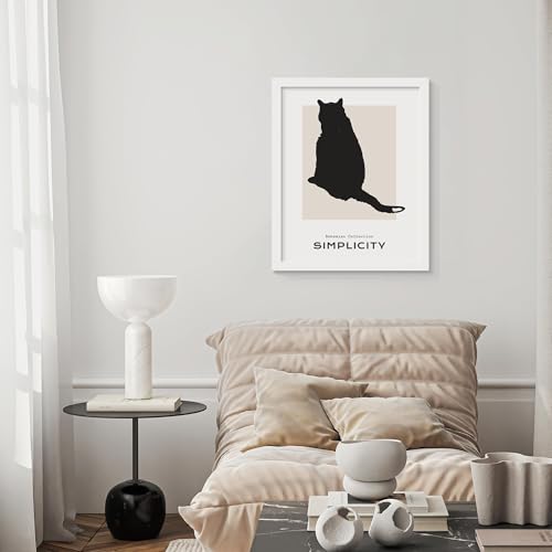 Image of Picrit 16x20 Picture Frame Set of 7, White Poster Frames for Wall