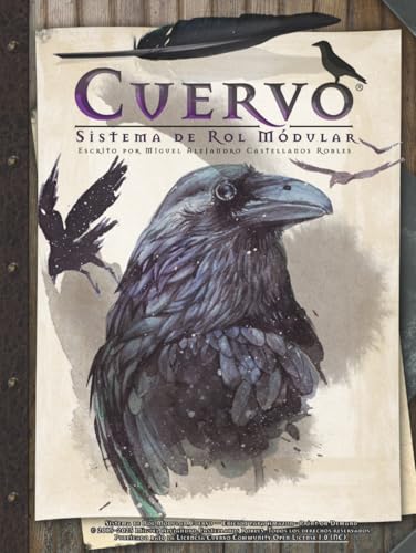 Cuervo, Sistema de Rol Módular: Edición Amazon KDP, Pasta dura Blanco y Negro. (Cuervo SRM)