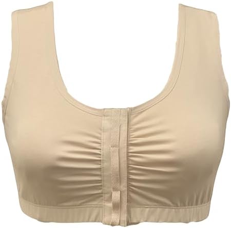 Adaptive Cotton Bra - Easy On Front Closure, Wide Straps,Elastic ...