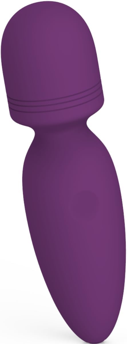 USB Rechargeable Mini AV Wand Massager Quiet Powerful Silicone Sex Toy for Women