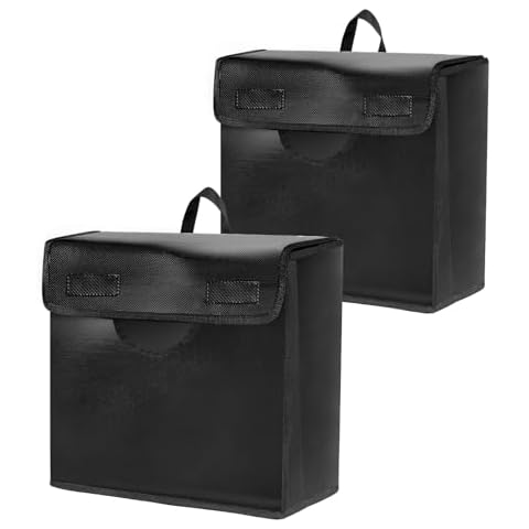 UQM 2 Pack Expandable Hose Holder, Self Draining Garden Hose Storage Container for Outside, Easy Storage up to 25ft Hose Cover