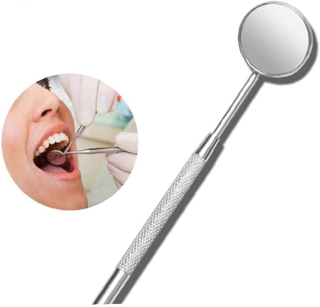 Mini tirador para espejo de boca de acero inoxidable para control de limpieza oral