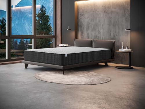 Naturalex - Pack x2 Matratze 80x200 cm Titanium Kaltschaummatratze Härtegrad H2 - Öko-Tex Zertifiziert - Viskoelastischer Schaumstoff + Blauer Latex 7 Zonen Matratze Höhe 24 cm - Made in EU – Bild 3
