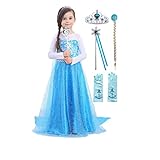 Familycrazy Princess Costume Princess Dresses for Girls Dress up Fancy Halloween Christmas for Toddler