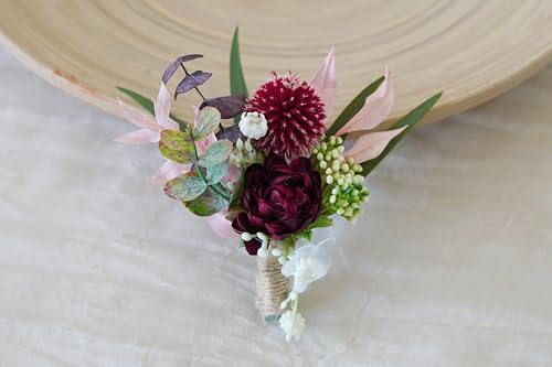 Accesorios florales para boda decorativos miniatura 4