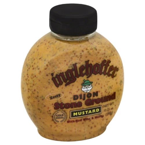 INGLEHOFFER MUSTARD SQZ DIJON STONE GRND 10.25 OZ