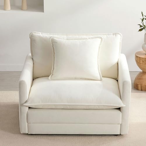 Mixcous Chenille Oversized Accent Chair