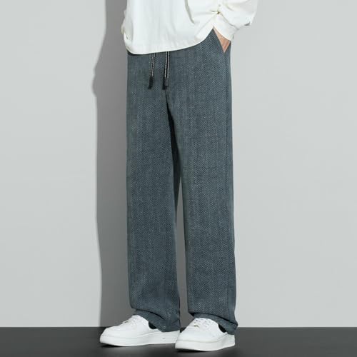 Men's Spring Autumn Loose Wide Leg Trendy Versatile Casual Pants2