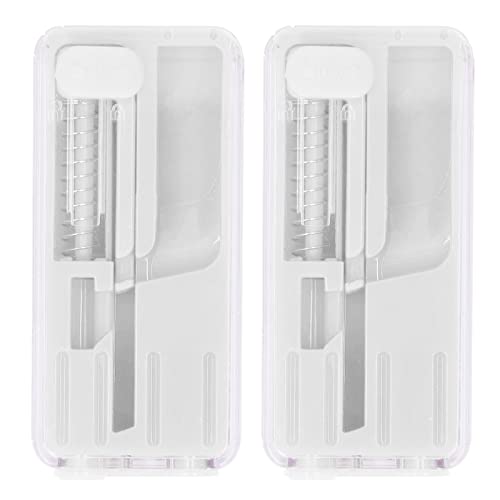 JTLB 2PCS Cigarette Explosion Beads Pushers Peppermint Cigarette Pusher Box DIY Smoking Tools (White)