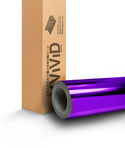 Purple Mirror Chrome Cast Vinyl Wrap (17.75in x 5ft)