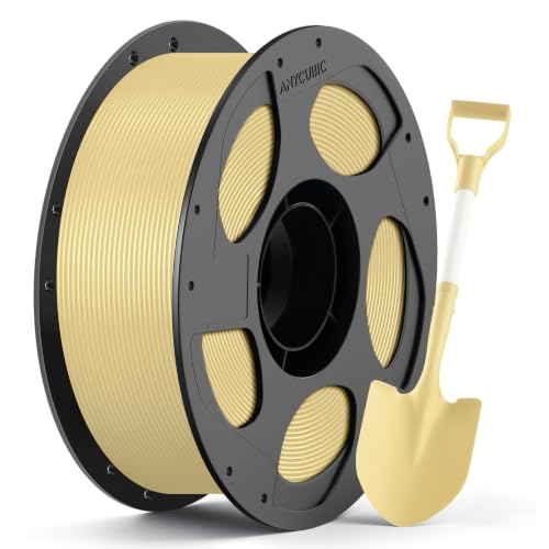 Image of ANYCUBIC ABS Filament 1.75mm, High Strength and Toughness, 3D Printer Filament Dimensional Accuracy + /- 0.03mm, 1KG Reusable Spool (2.2 lbs), Khaki