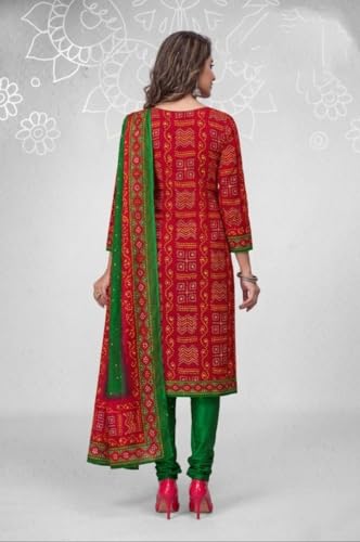 Image of Priyashi Women Unstiched Crepe dress materials | Crepe Salwar Suit for women with dupatta | suit material for women unstitched