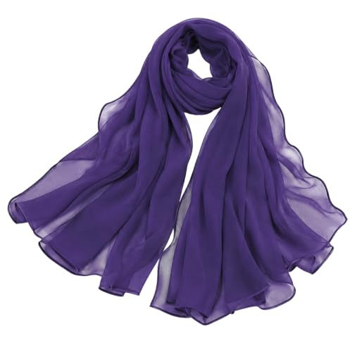 HinyBoeh Lightweight-Chiffon-Scarf for Womens Long-Shawls-Wraps Spring-Summer-Sunscreen-Scarves Wrap Neck Headscarf(7029)