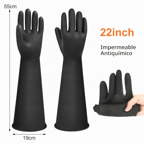 Guantes de látex largos 14 Imagen adicional