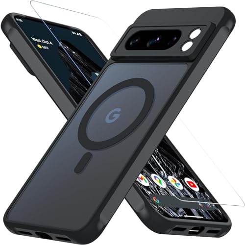 Coque Google Pixel 8 Pro pour éviter les bris d'écran avec verre trempé inclus