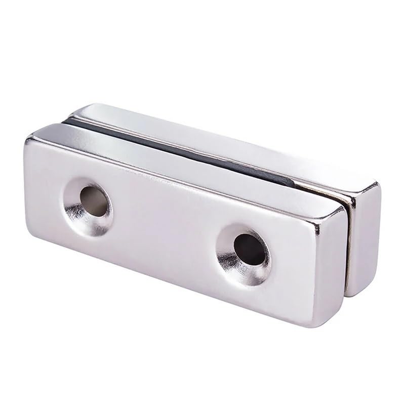 Rectangle with Double Holes 20x10x4mm~60x20x5mm Neodymium Rare Earth Permanent Magnet(30x10x5mm-5pcs)