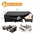 Kipiea Patio Furniture Covers Waterproof Winter, Heavy-Duty Outdoor Furniture Set Covers for Table Chairs, Anti-UV, No Tears or Fading (65" L x 42" W x 28" H)