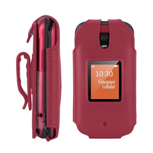 Beltron BLT-FLC-IRIS Leather Case For Consumer Cellular Iris Flip Phone thumb #2