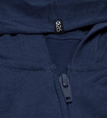 EXIT 26 Men's Premium Ultra Soft Sueded Zip Hoodie for Men3