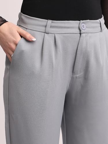 Image of Urbano Fashion Women's Loose Baggy Fit Solid Korean Pants Stretchable