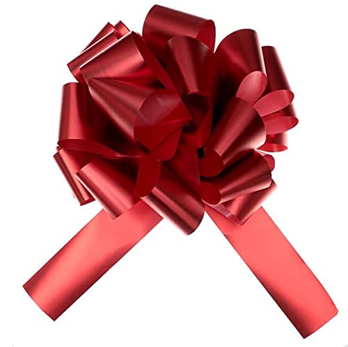 Générique Décoration de fête 1 Noeud à Tirer Automatique géant Rouge 70mm REF/6599