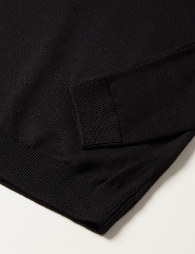Pull-Over Filles Koton idéal pour l'école en maille noire basique - 4